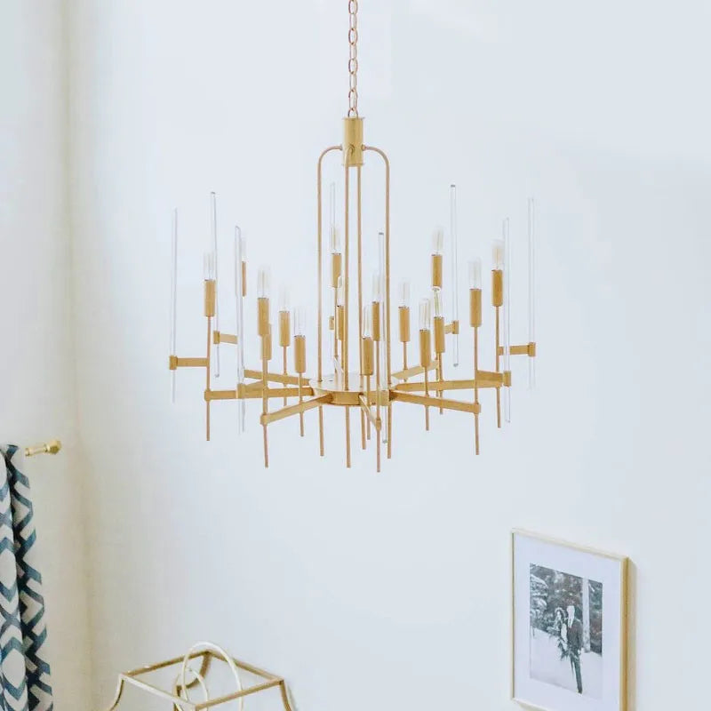 lustre de luxe post-moderne nordique pour restaurant et villa