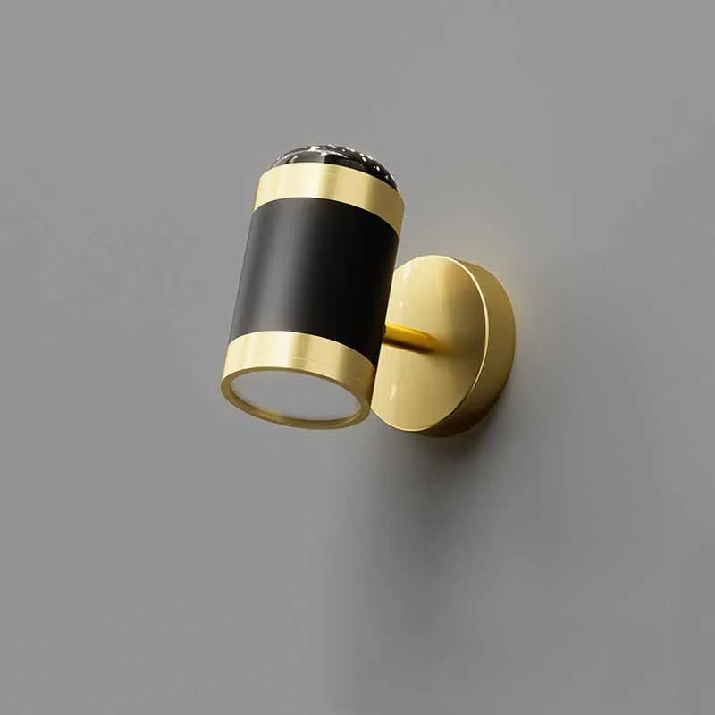 applique murale nordique moderne avec projection d'étoiles rotative pliante