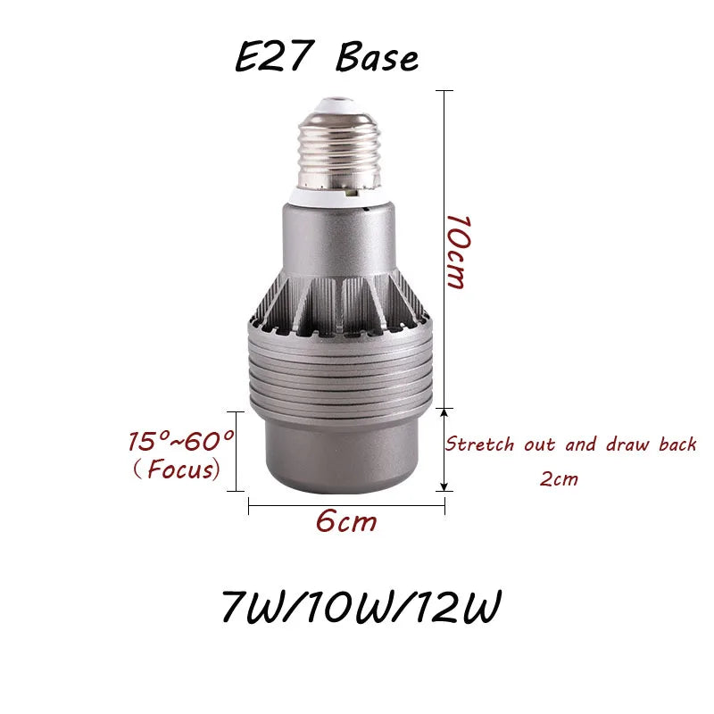 spot led à intensité variable avec angle de réglage pour éclairage intérieur