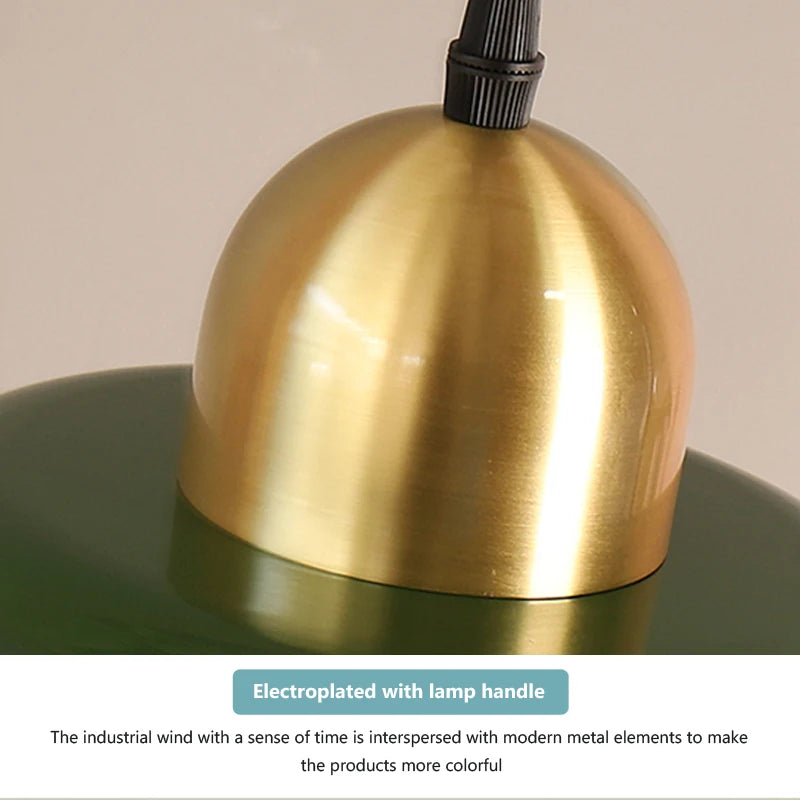 Nordique suspension fer industriel lustres salon table à manger Restaurant maison rétro loft simple lampes suspendues E27