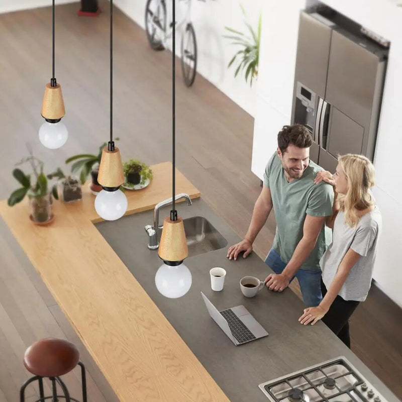 Suspension rétro moderne en fer