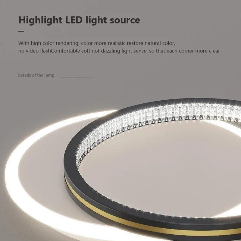 Plafond moderne à LEDs lumière lampe de luxe décor intérieur pour chambre Foyer allée couloir luminaire nordique créatif géométrie lumière