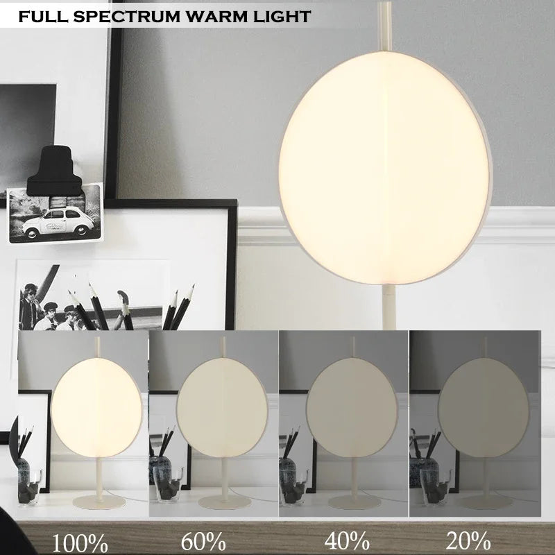 lampadaire led design nordique à lames rotatives pour décoration