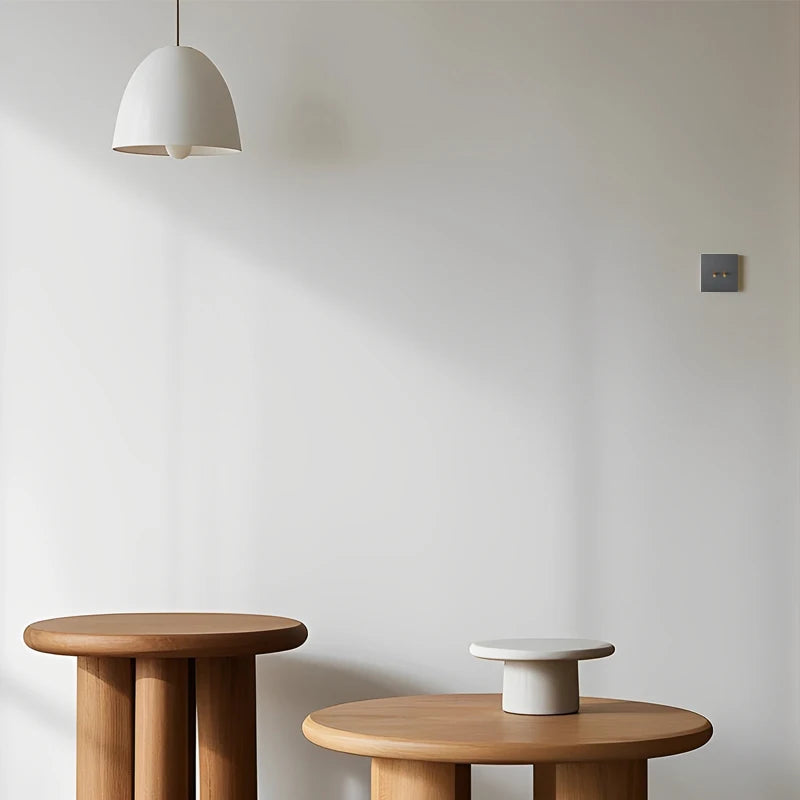 Interrupteur triple 3 voies en acier gris brossé et doré