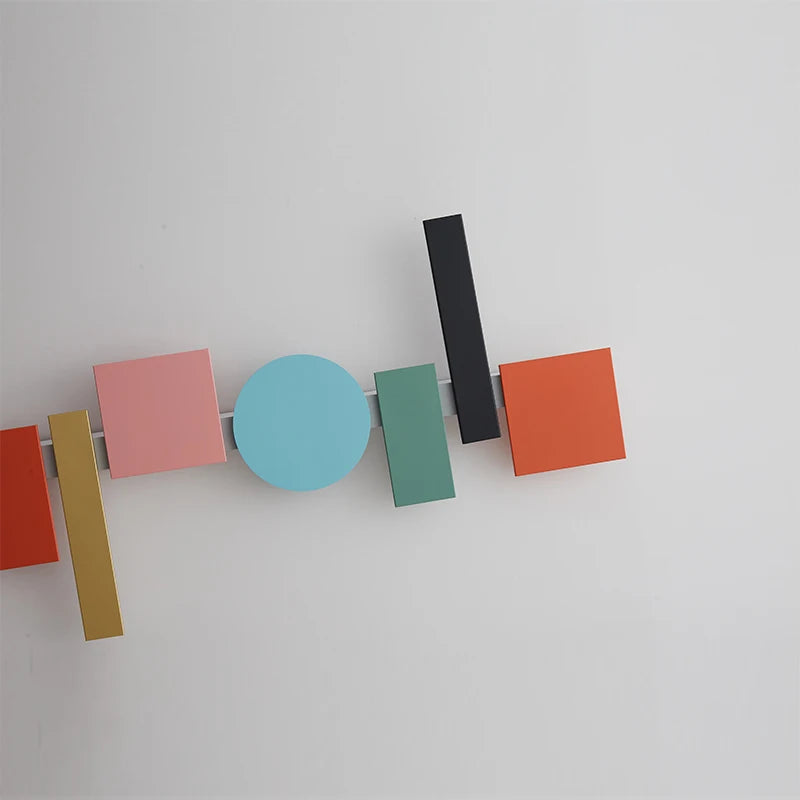 Applique LED design nordique colorée