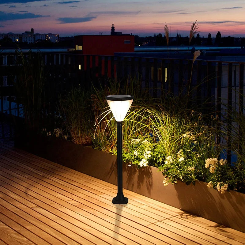 lampe solaire led pour éclairage extérieur jardin et route