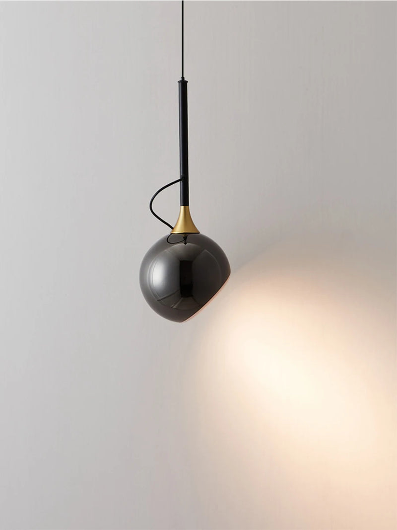 suspension led sphérique magnétique angle réglable nordique