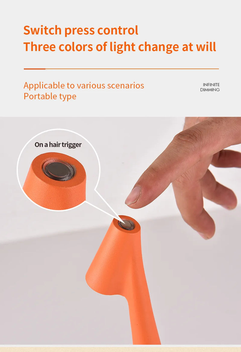 Lampe de Table chambre lampe de chevet créatif salon lampe d'étude haut tactile gradation atmosphère bureau décoration lampe