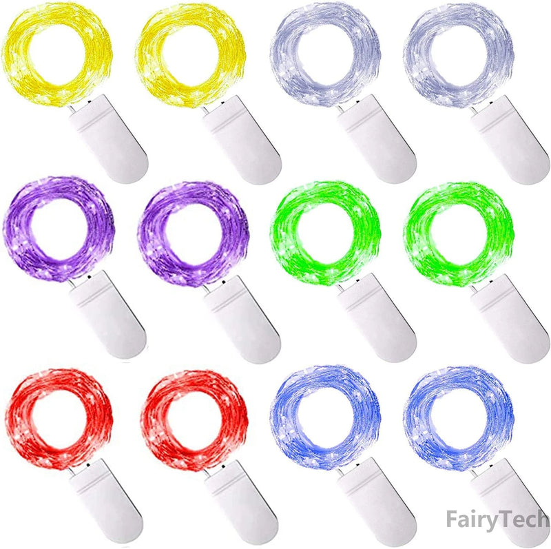 lot de 10 guirlandes lumineuses à led pour décorations festives et romantiques