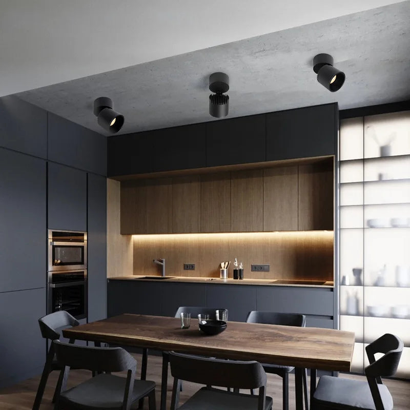 projecteurs led pliables angle réglable anti-éblouissement spots muraux