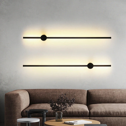 applique led moderne intérieur angle style nordique longue