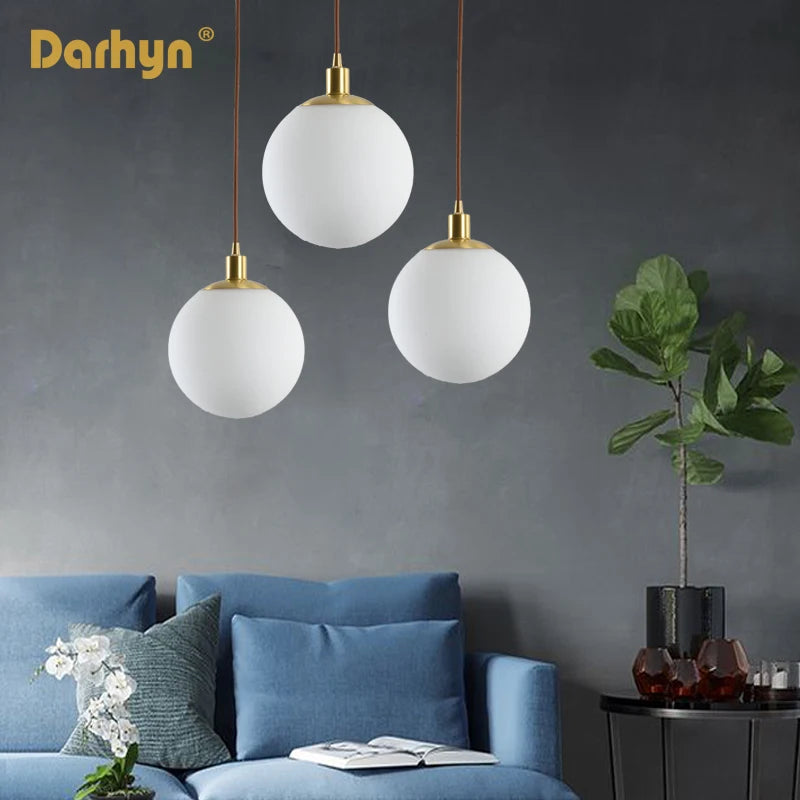 Suspension en verre nordique