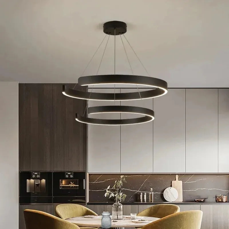 lampes led simplifiées suspendues pour décoration d'intérieur