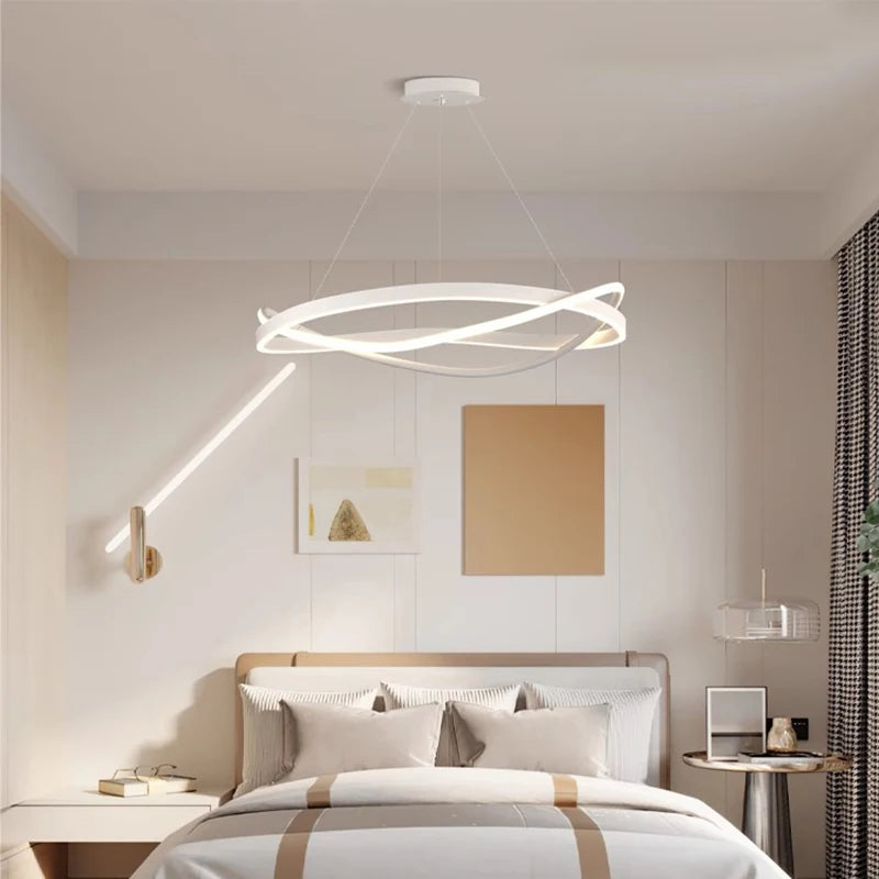 lustre led moderne pour éclairage intérieur suspension plafonnier