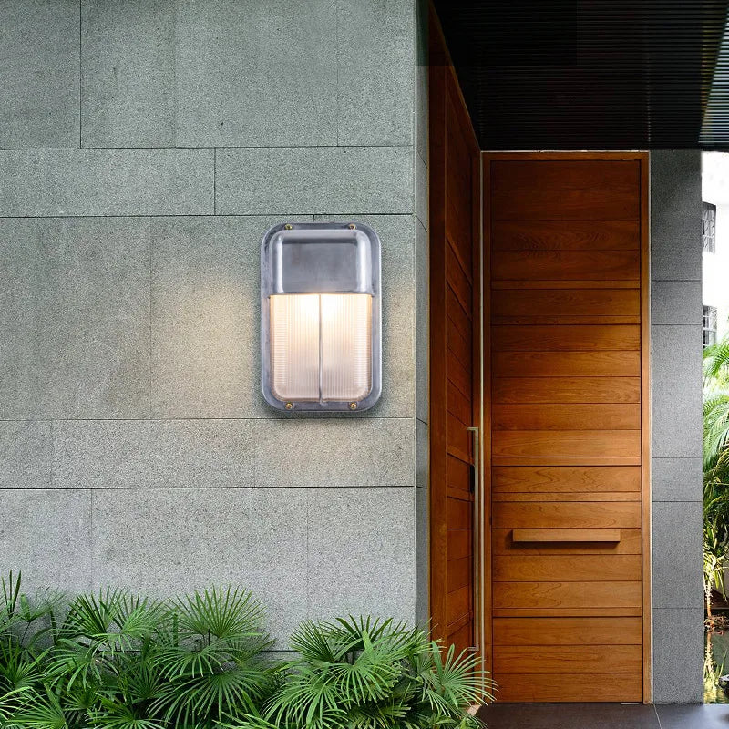applique murale led rétro imperméable en aluminium idéale pour extérieur et intérieur