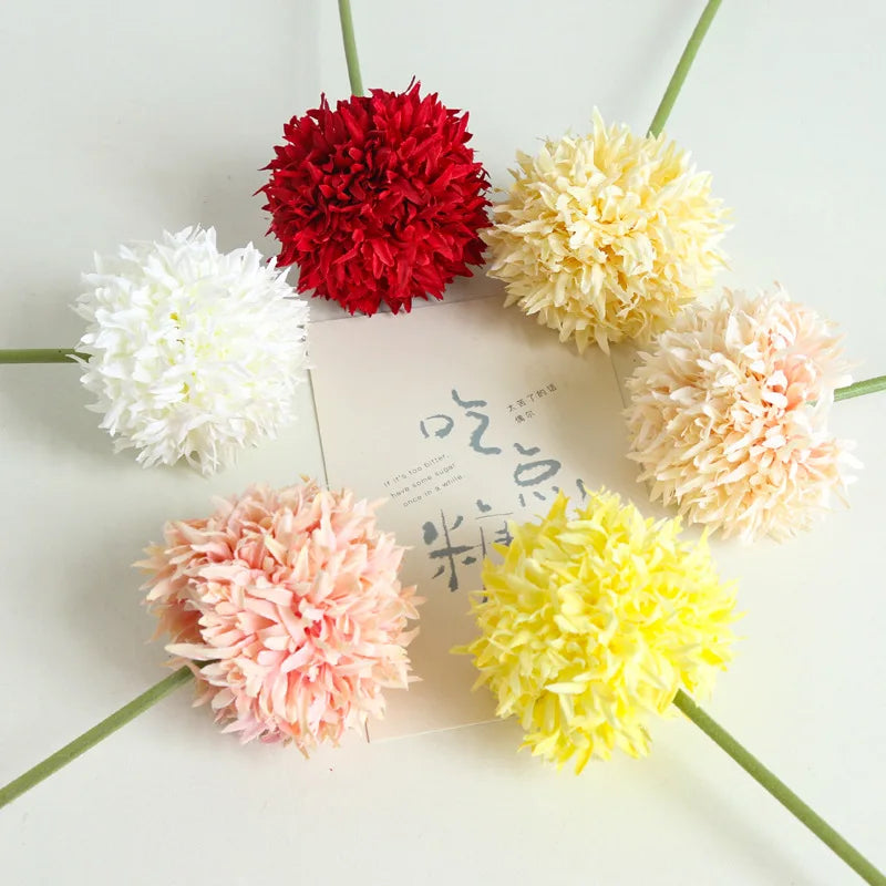 fleurs artificielles chrysanthème pour mariage et décoration festive