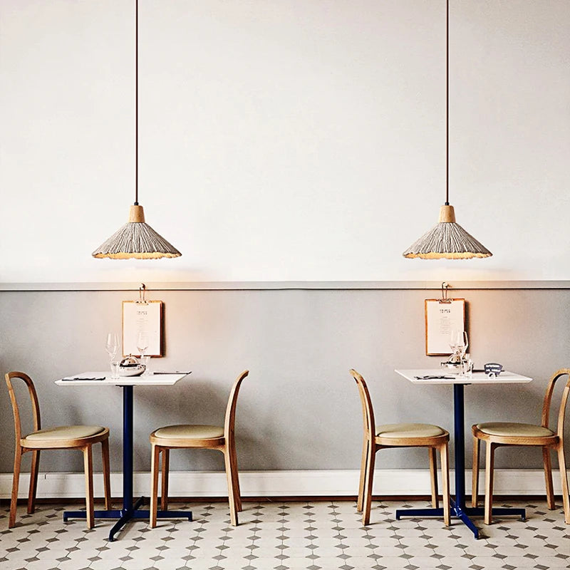Suspension Design Nordique Micro Ciment Restaurant