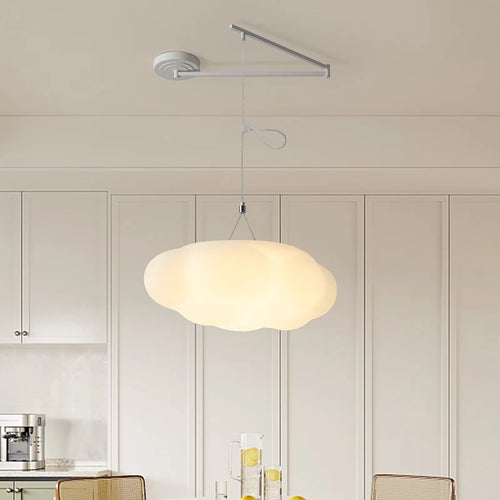 Simple moderne nouvelle crème nuage LED Lustres lumière pour Restaurant salon salle à manger chambre d'enfants couloir suspendus Lustres