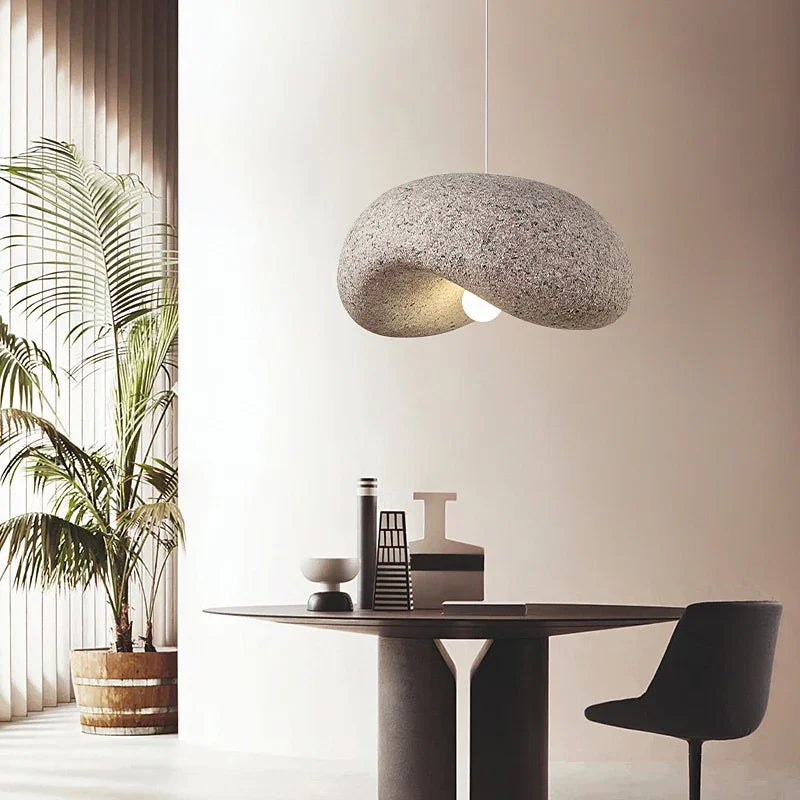 Lustre design façon japonais arrondi