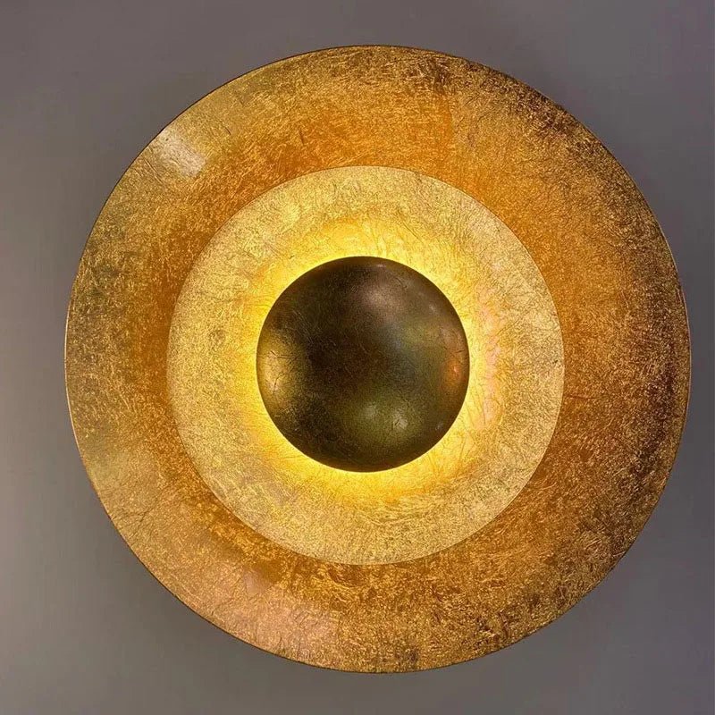 applique led ronde trois couches pour ambiance art déco