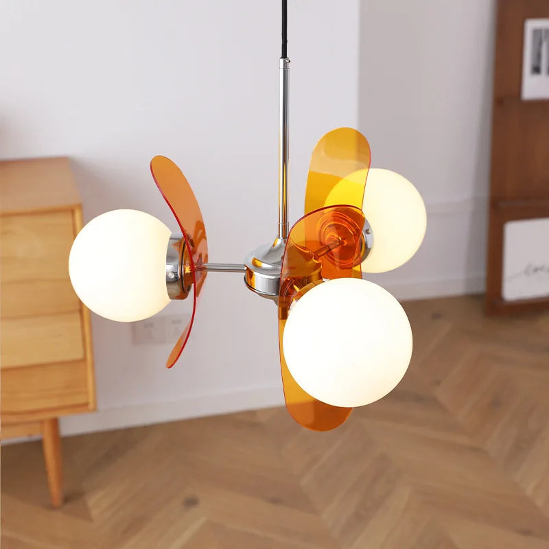 lustre bauhaus en acrylique style nordique ancien