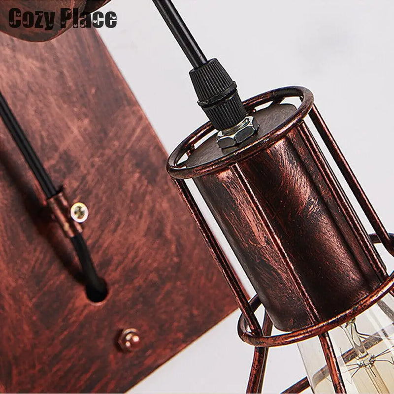 Applique murale Vintage LED industrielle étanche