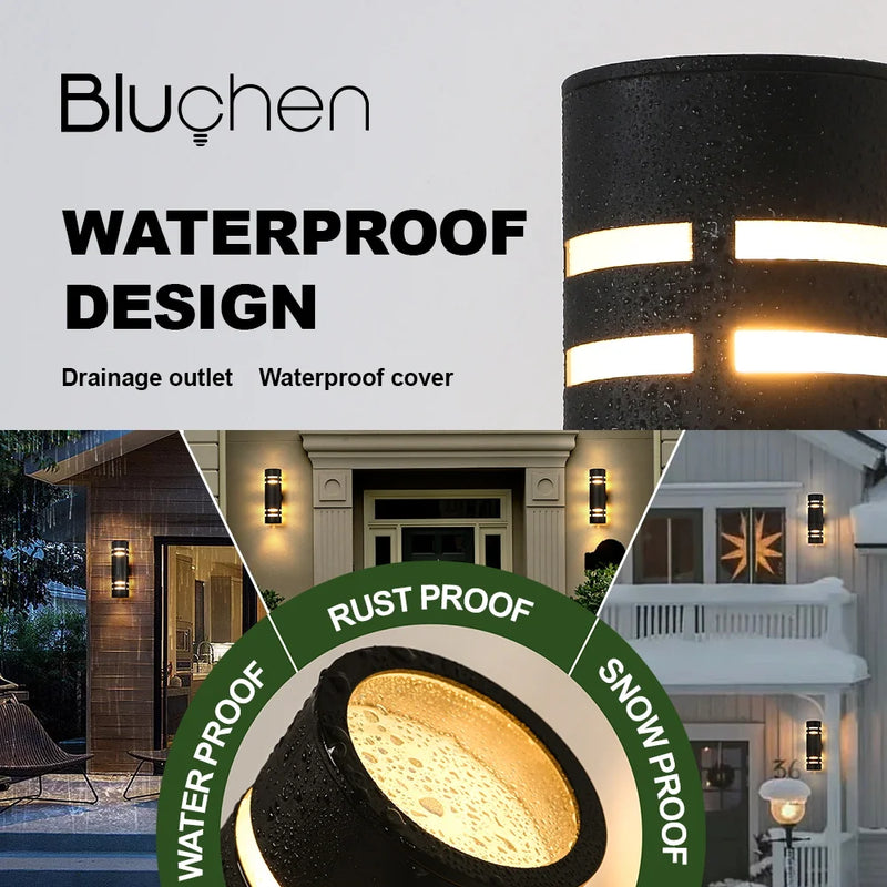 applique murale led étanche en inox pour extérieur élégant et moderne