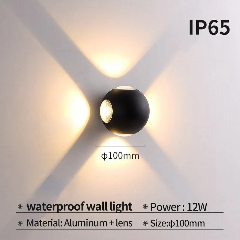 applique murale led moderne pour intérieur et extérieur