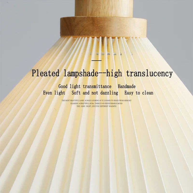 lustre suspendu moderne en bois pour décoration