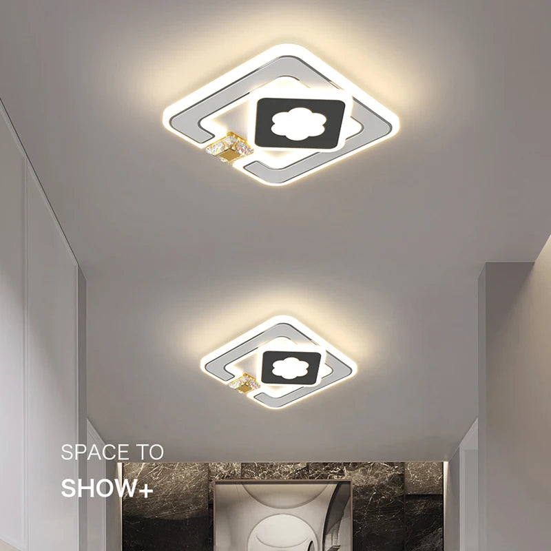 allée nordique led lumières de luxe personnalité créative