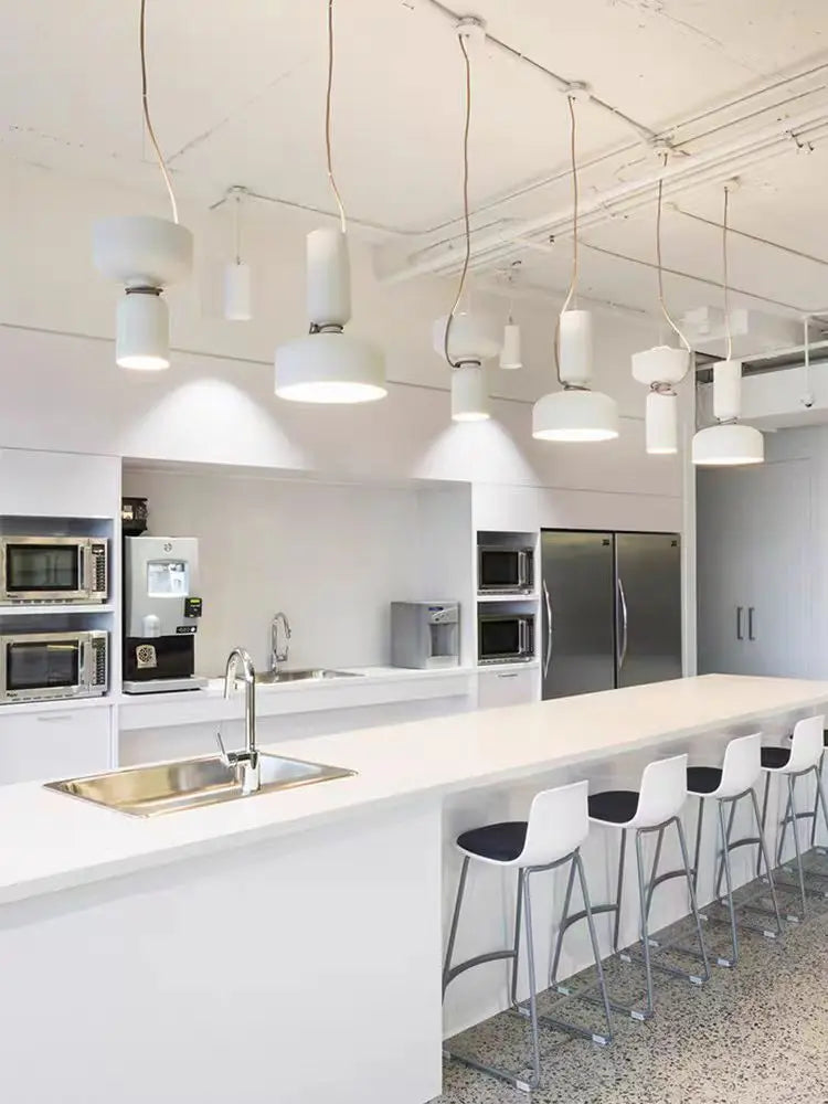 lustre moderne en métal pour avec fil réglable