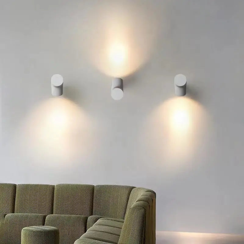 applique murale led étanche en bambou pour extérieur