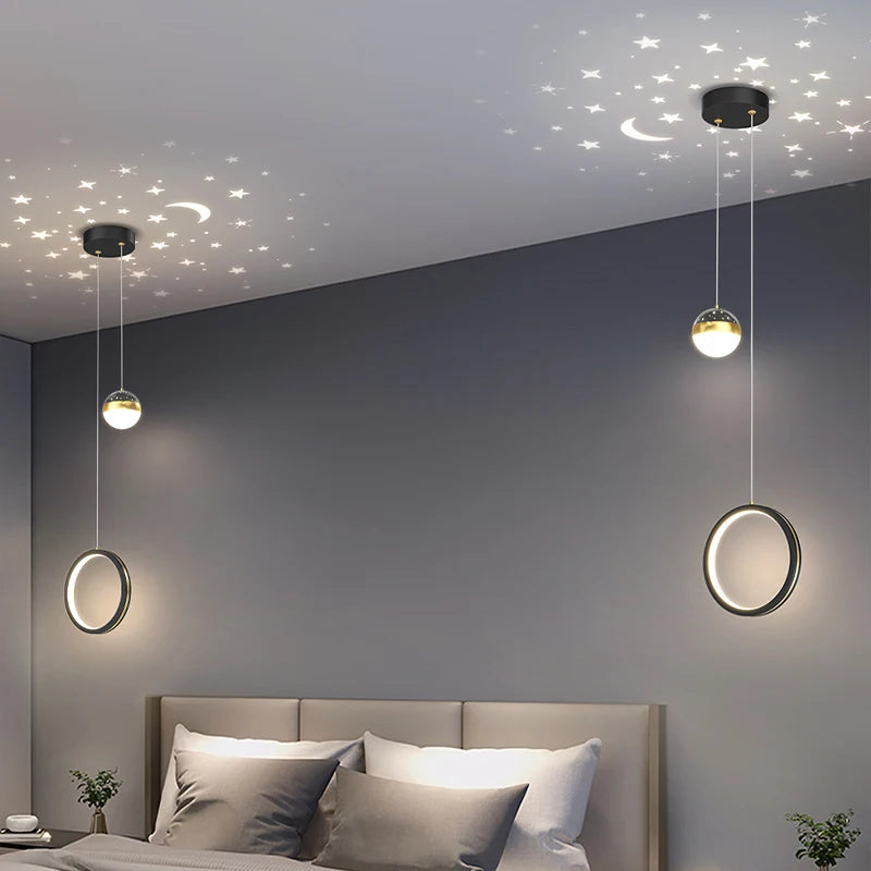 suspension modernes pour éclairage intérieur barre