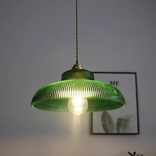 lustre led vintage en verre pour décoration intérieure
