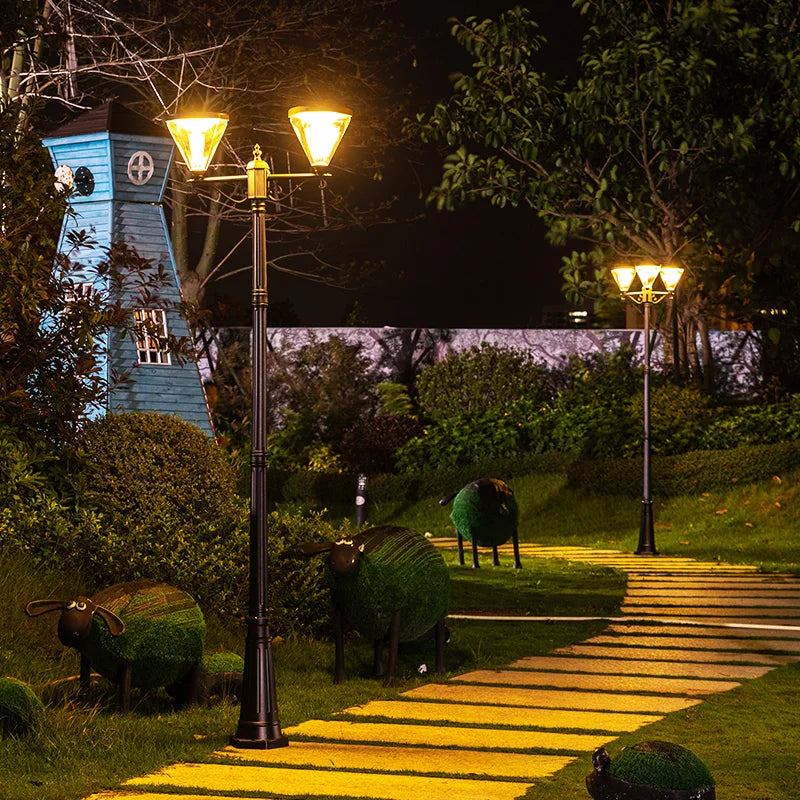 lampe solaire led pour éclairage extérieur jardin et route