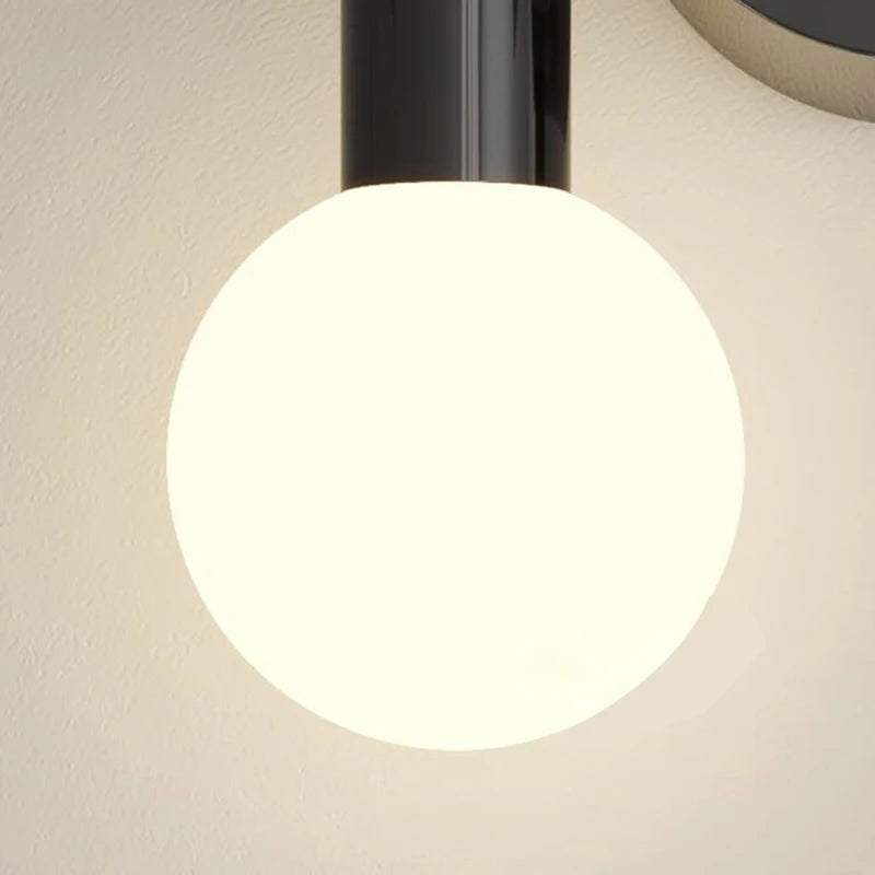 applique murale moderne en verre décorative 3000k