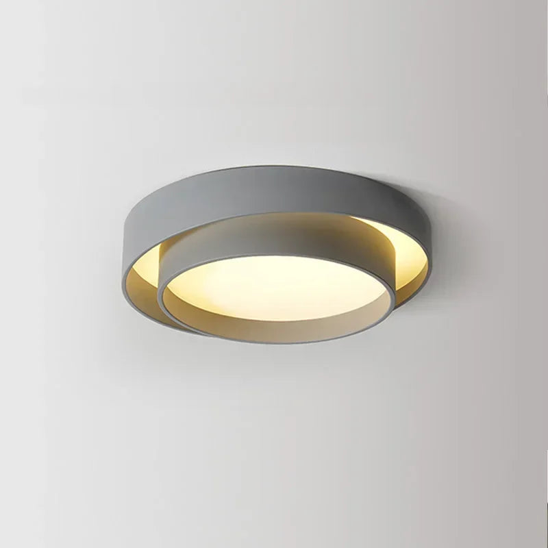 Plafonnier LED rond moderne led cercle avec télécommande pour décoration