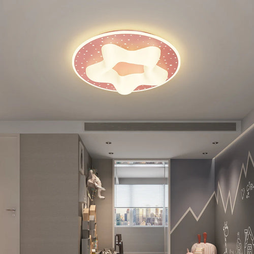 lampe led encastrée nordique étoile à cinq branches pour enfants