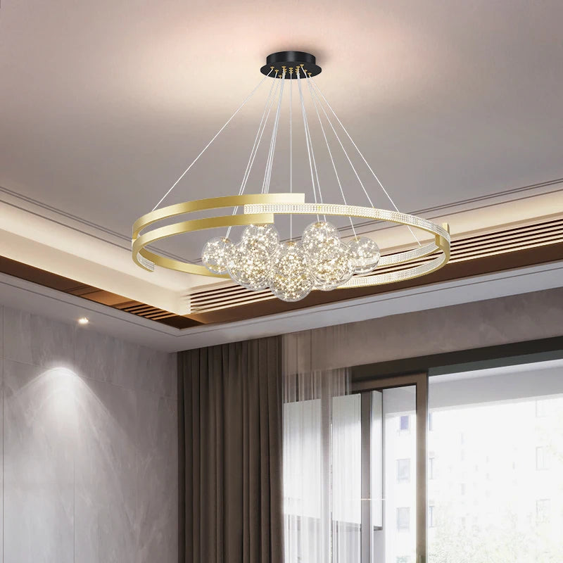 lustre moderne nordique luxe pour bar et restaurant étoilé
