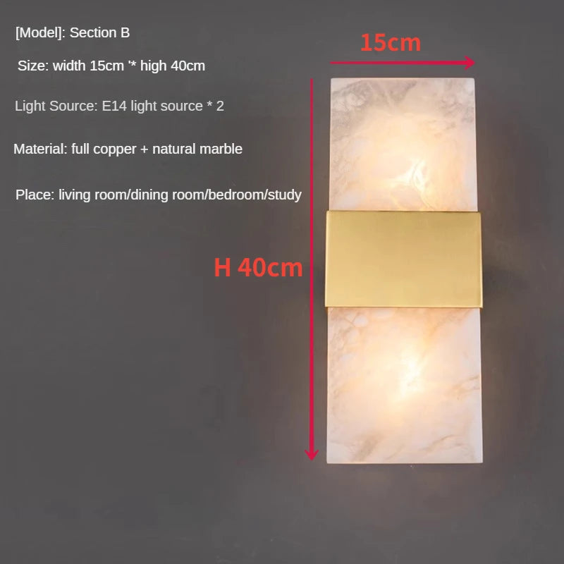 applique murale led en cuivre design moderne et personnalisable