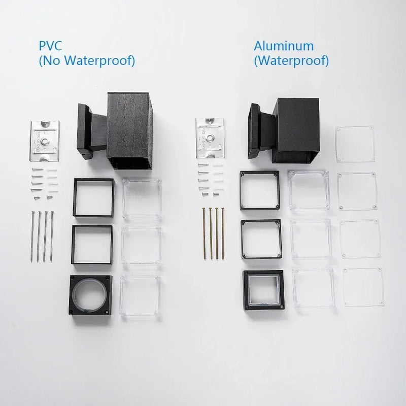 applique murale led imperméable avec capteur pour intérieur et extérieur