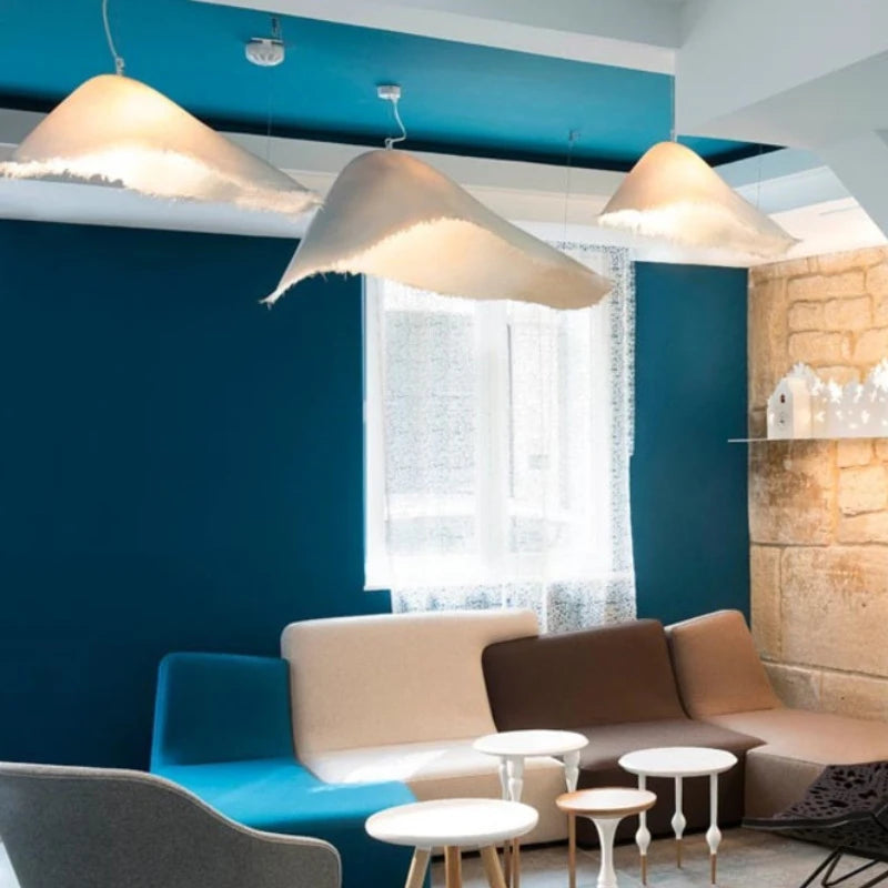 lustre led nordique wabi sabi pour décoration intérieure rétro