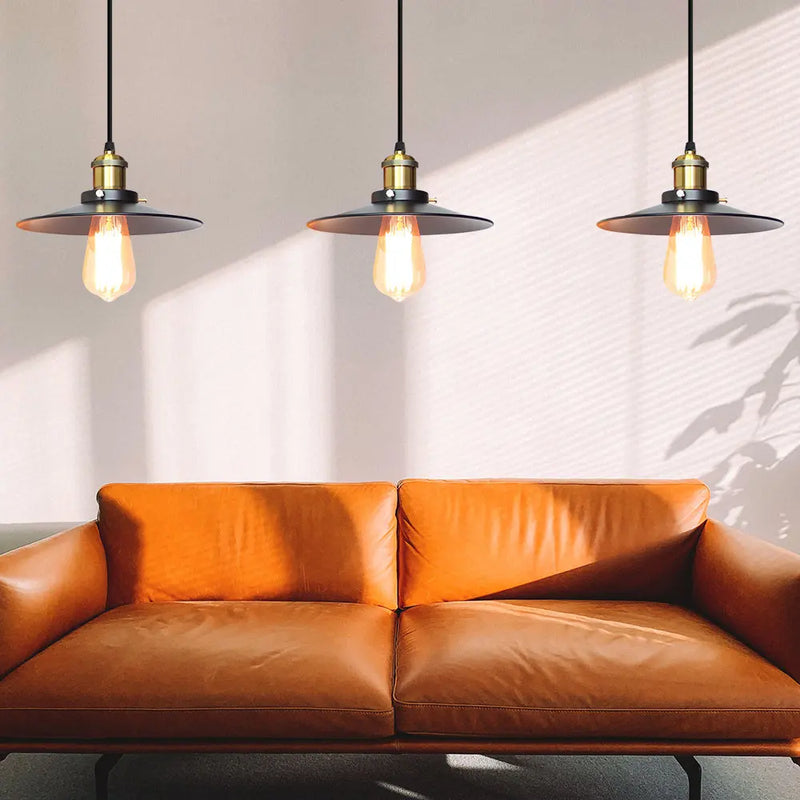 lampes suspendues rétro industrielles pour éclairage intérieur vintage