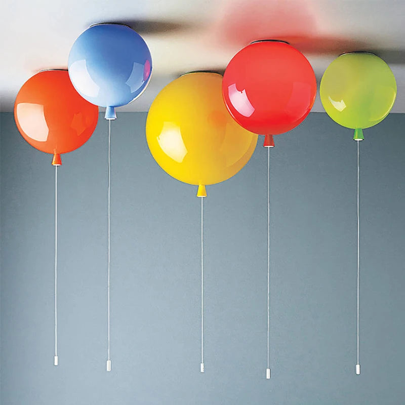 plafonnier ballon moderne en acrylique luminaires de décoration nordique