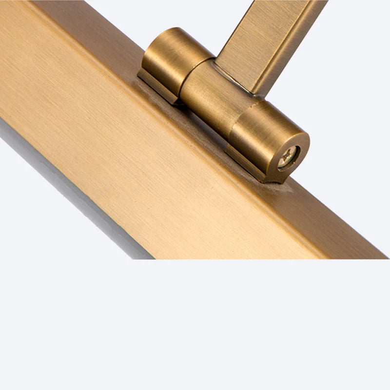 applique murale vintage triangle led lumière cosmétique bronze