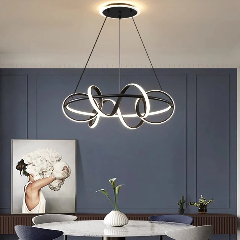 lustre nordique pour éclairage intérieur lampes suspendues