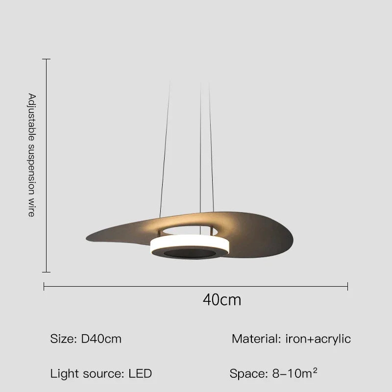 suspension led nordique design pour décoration intérieure moderne