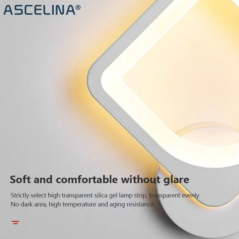 applique murale led nordique int. escaliers hôtel anneau lumineux