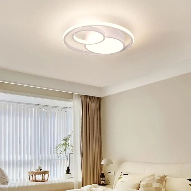 plafonnier led moderne 3 couleurs pour intérieur maison
