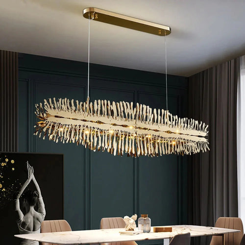 lustre led moderne design créatif suspension luxe